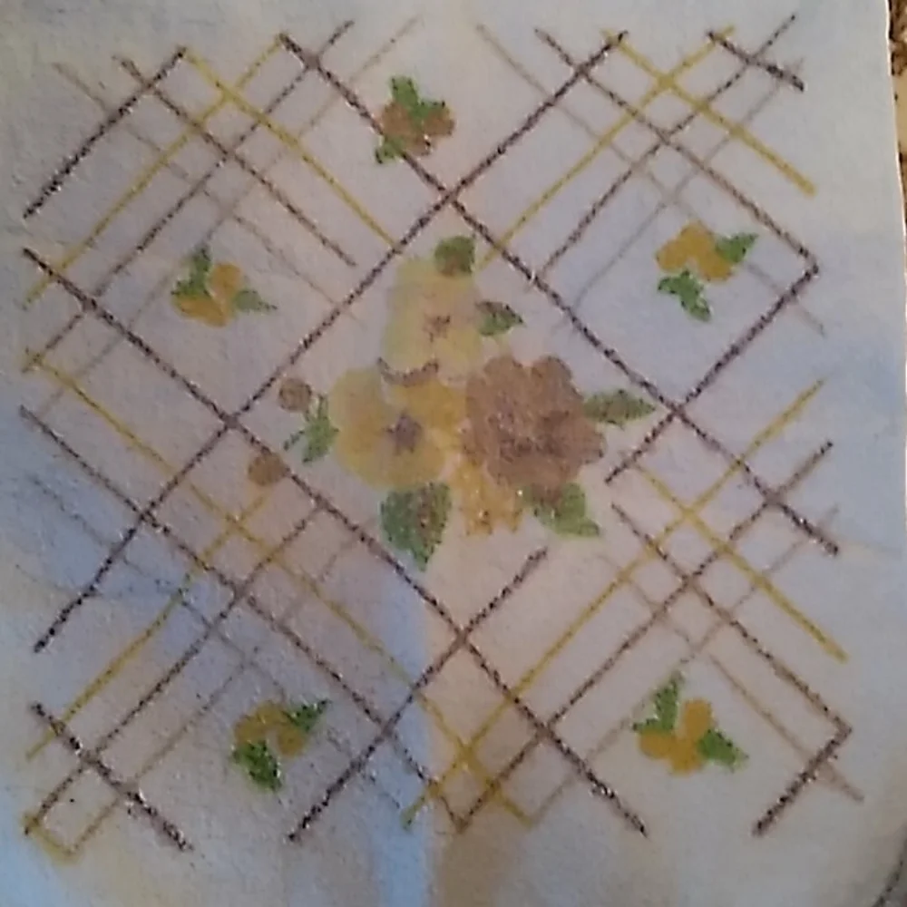 Vintage 1970s brown towels and wash rags